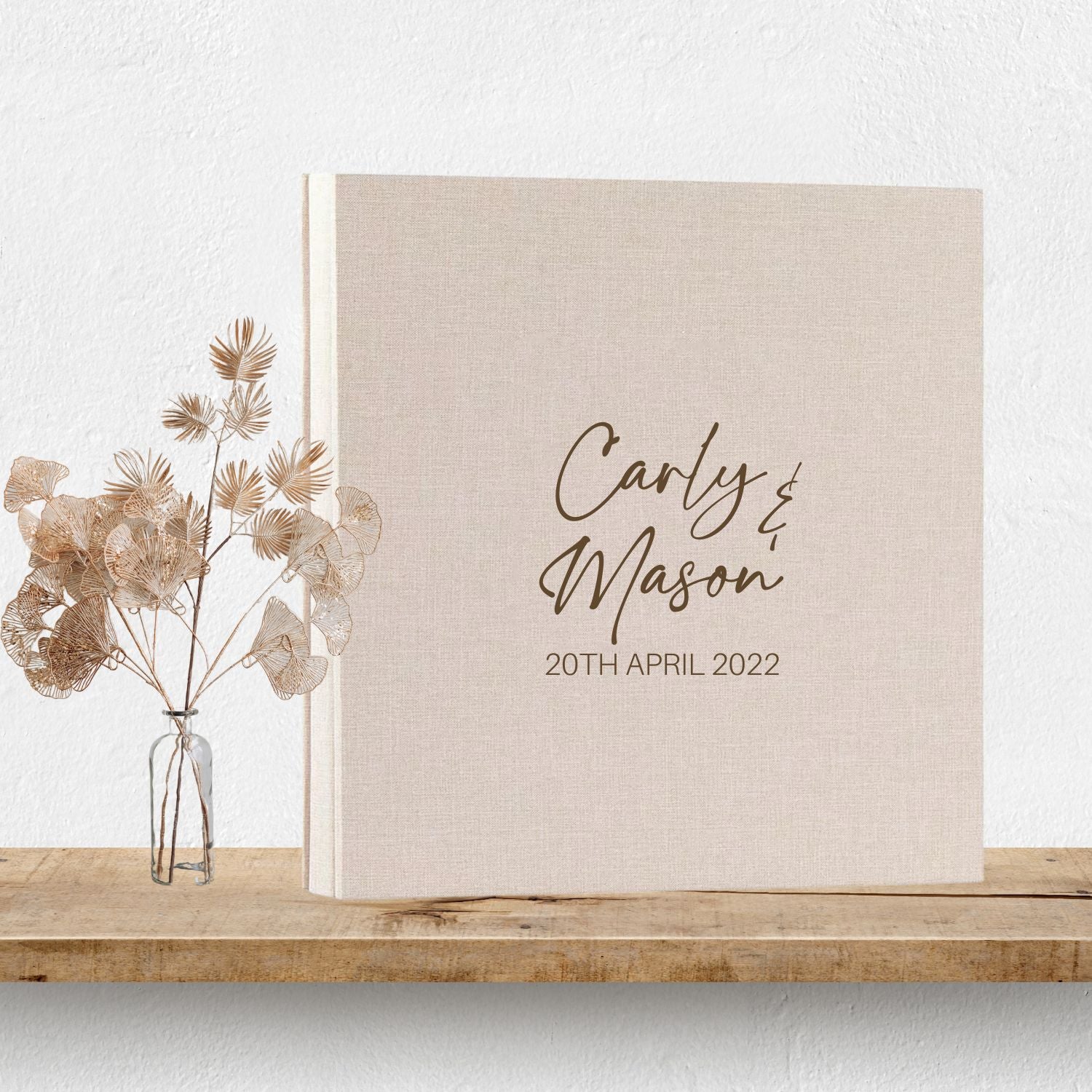 Personalised Wedding Photo Album - Design 1