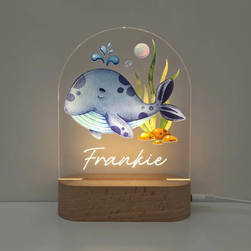 Printed Night Lights Personalised Plaque (Plaque Only)