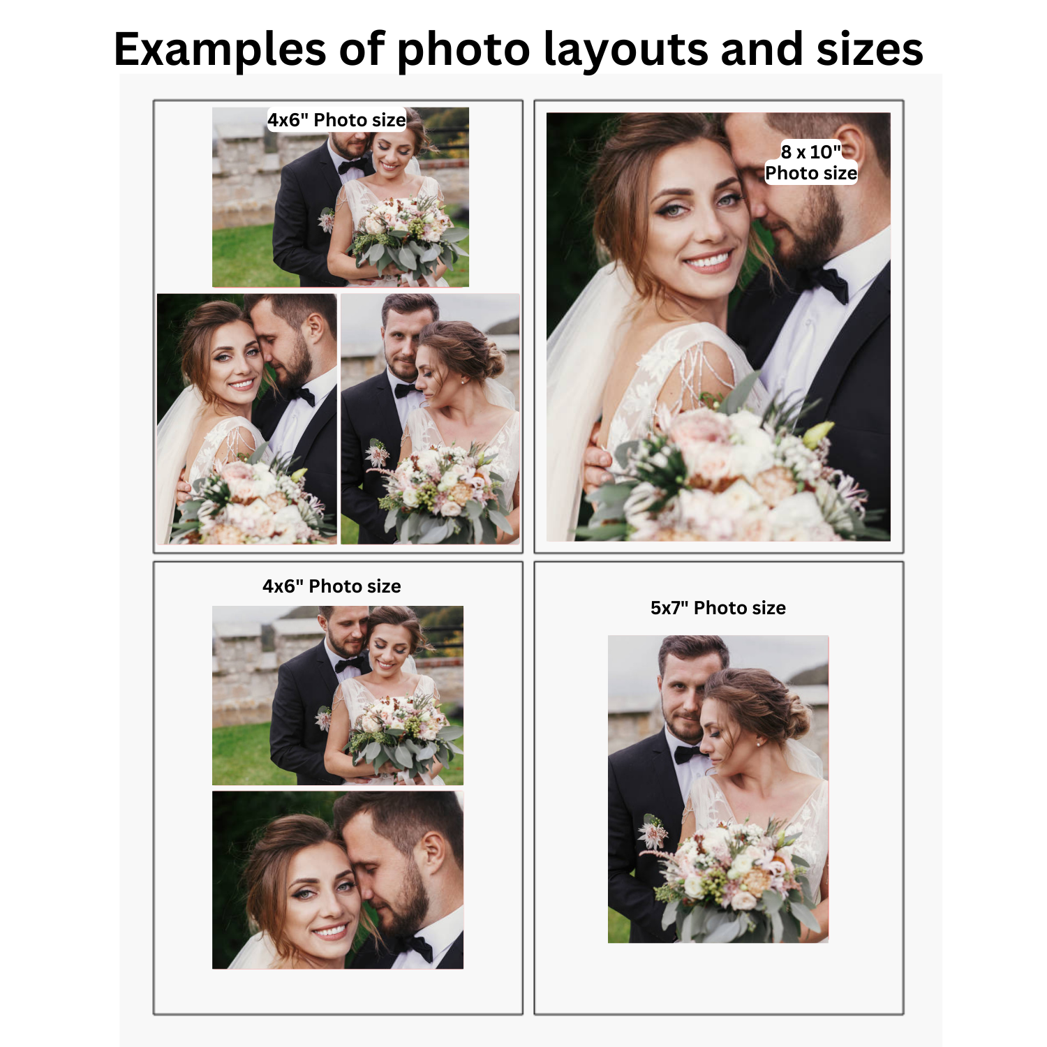Personalised Linen Wedding Photo Album - Wedding Anniversary Gift - Couple Engagement Names and Date - Photo Frame Cover