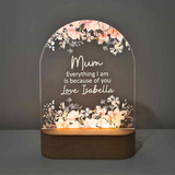 Personalised LED Mother's Day Light