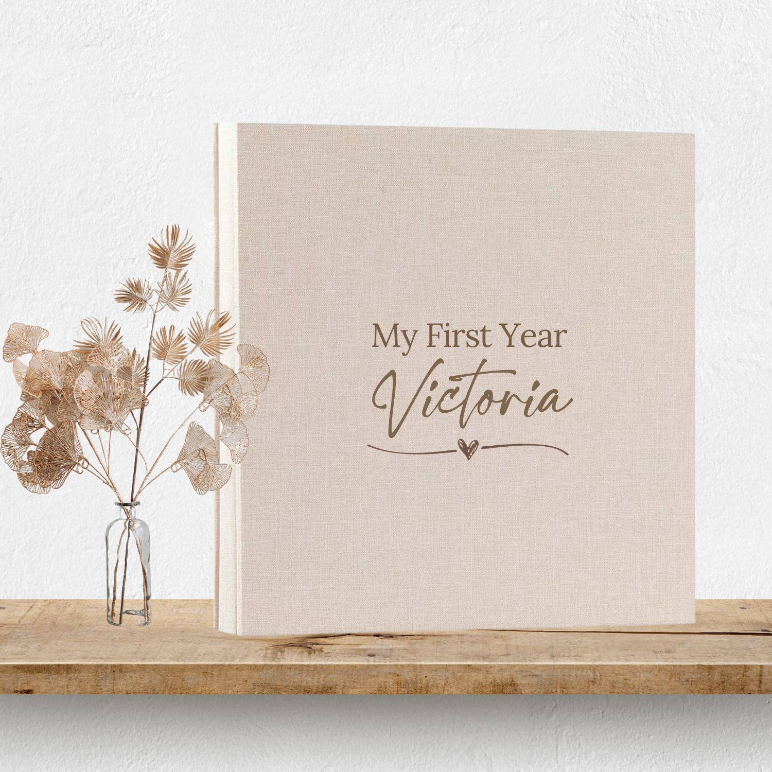 Personalised Baby Gift Photo Album - Design 3