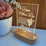 Mothers Day Gift Light Personalised - Happy Mother's Day Bouquet
