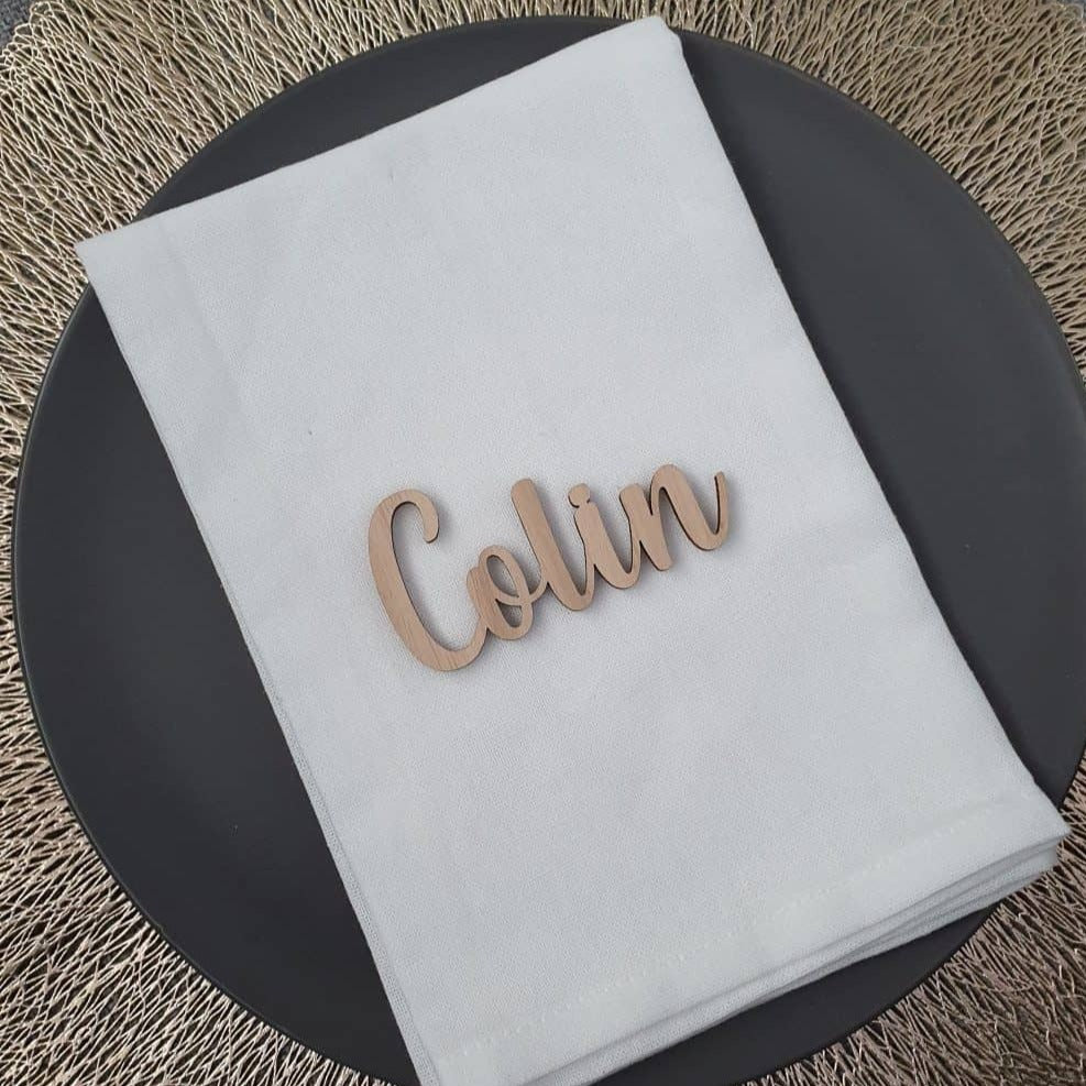 place card at wedding