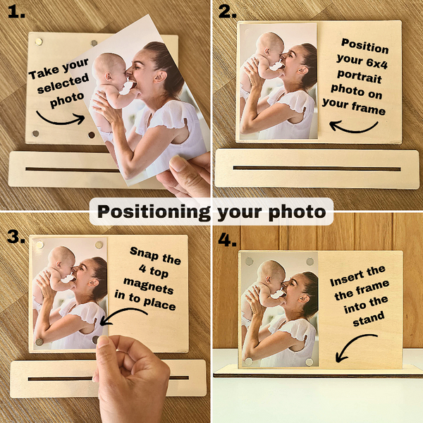 Mother's Day Magnetic Photo Plaque - Only Thing Better Wife