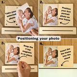 Mother's Day Magnetic Photo Plaque -You Are The World
