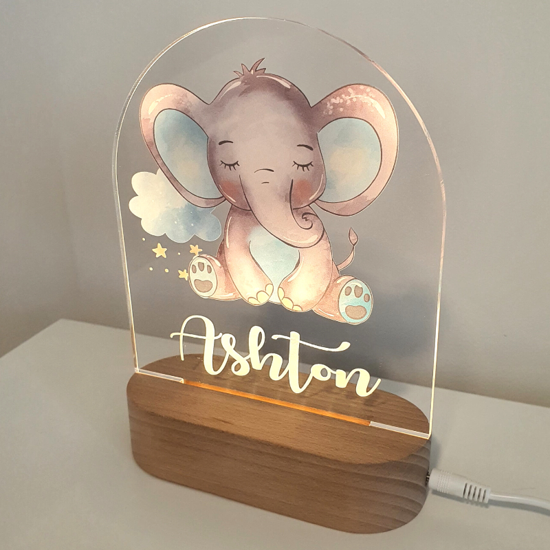 Elephant night light with hot sale music