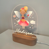 Personalised Gifts Night Light for Kids - Printed Fairy