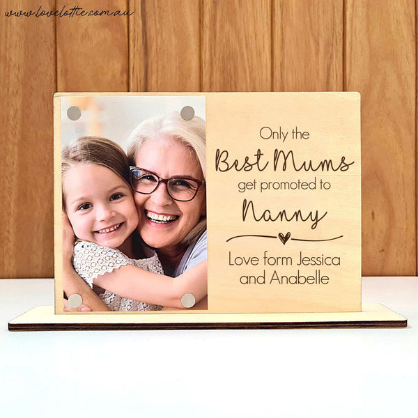 Mother's Day Magnetic Photo Plaque - Only the Best Mums