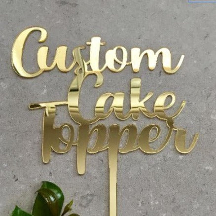 custom wedding cake topper