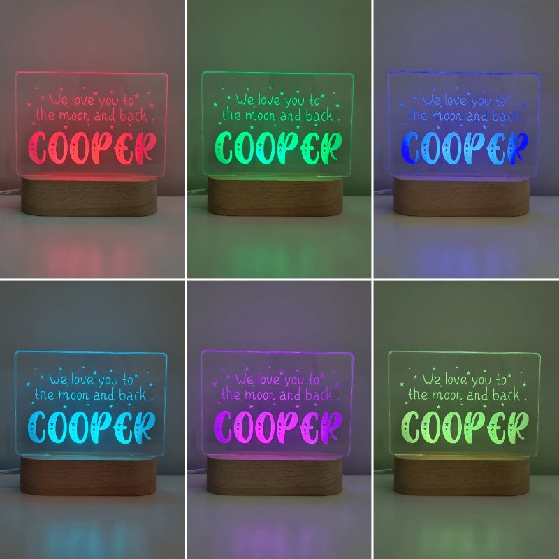 Personalised Baby Night Light - Stardust