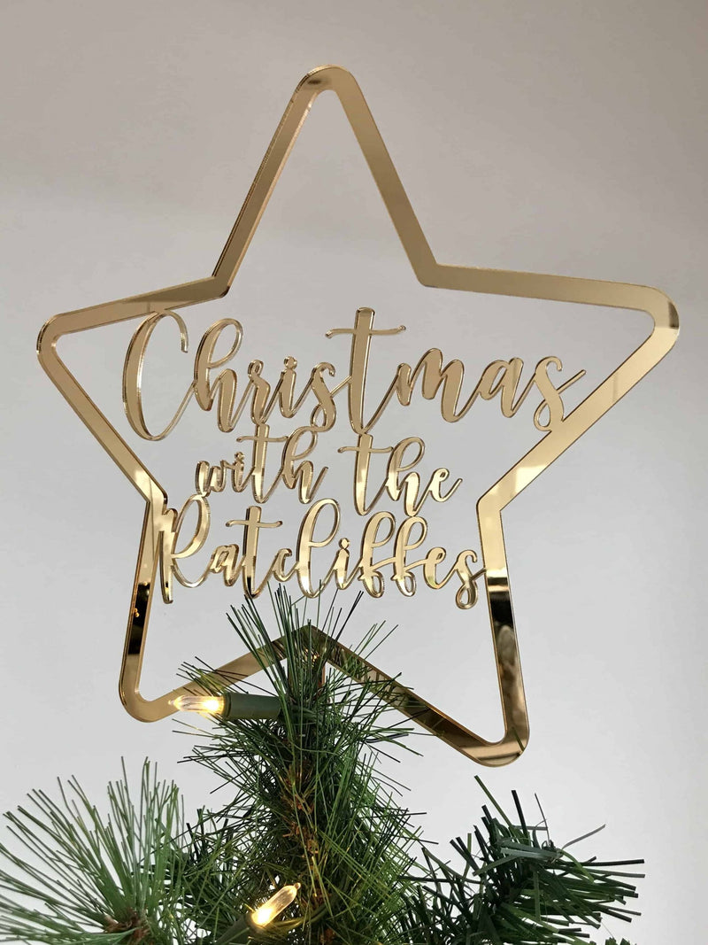 custom christmas tree star