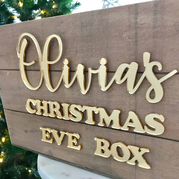 personalised christmas eve box