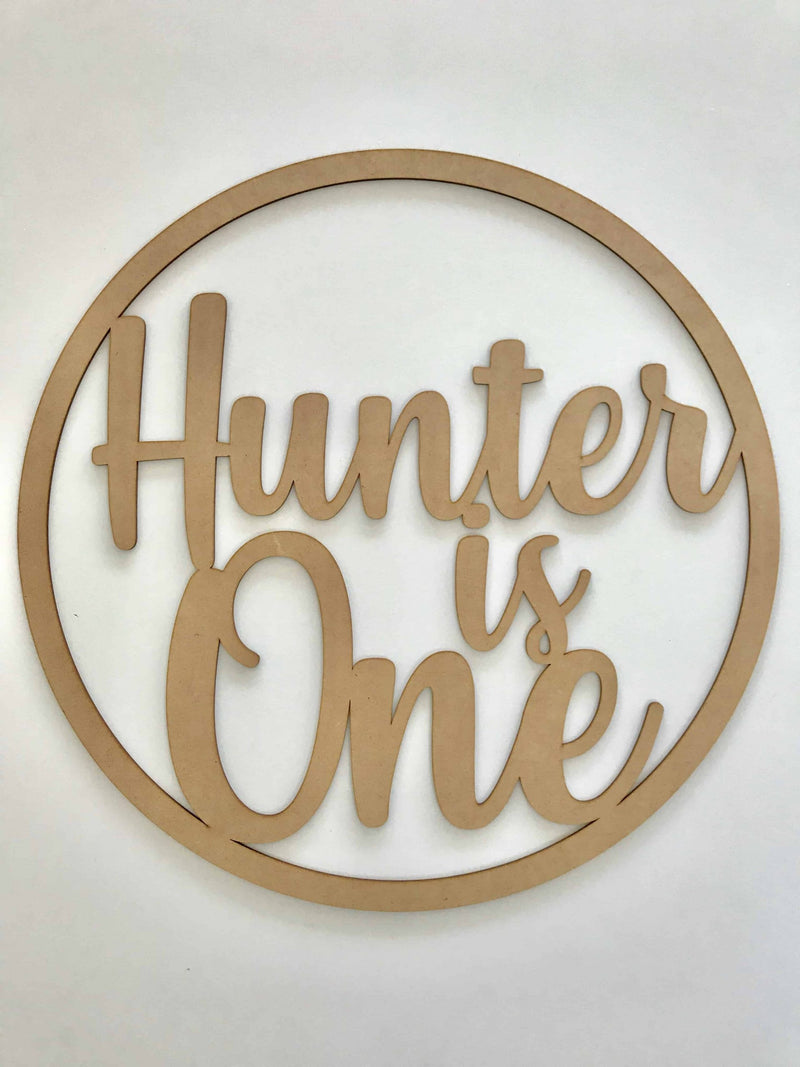 Custom Welcome Sign for Baby or Wedding Hunter