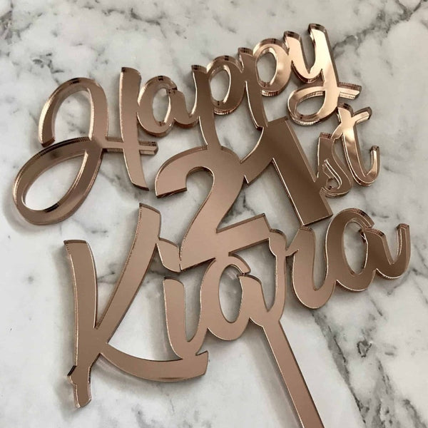 personalised cake topper