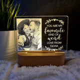 Valentine's Day Personalised Photo Light - Favourite Weird