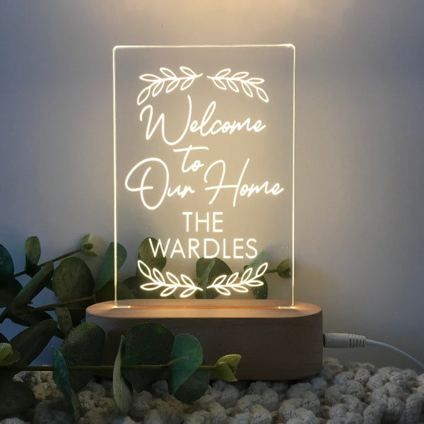 House Warming Lights - Welcome To Our Home