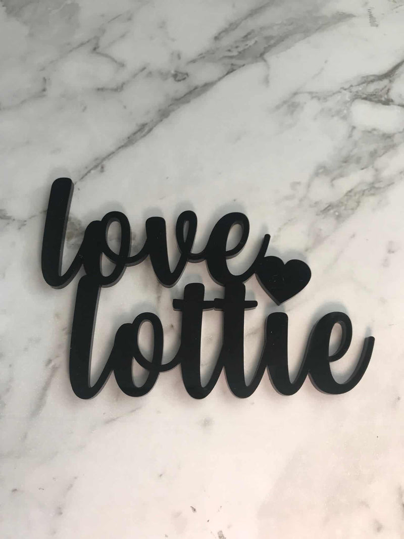 Custom Name 1st Birthday Cake Topper with Date