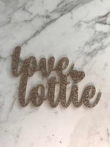 Custom Name 1st Birthday Cake Topper with Date