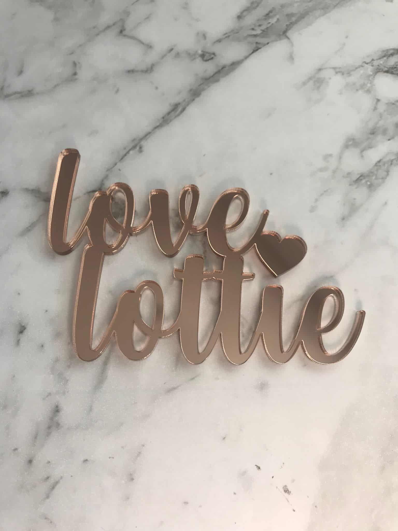 Custom Name Baby Shower Cake Topper Style Edwards