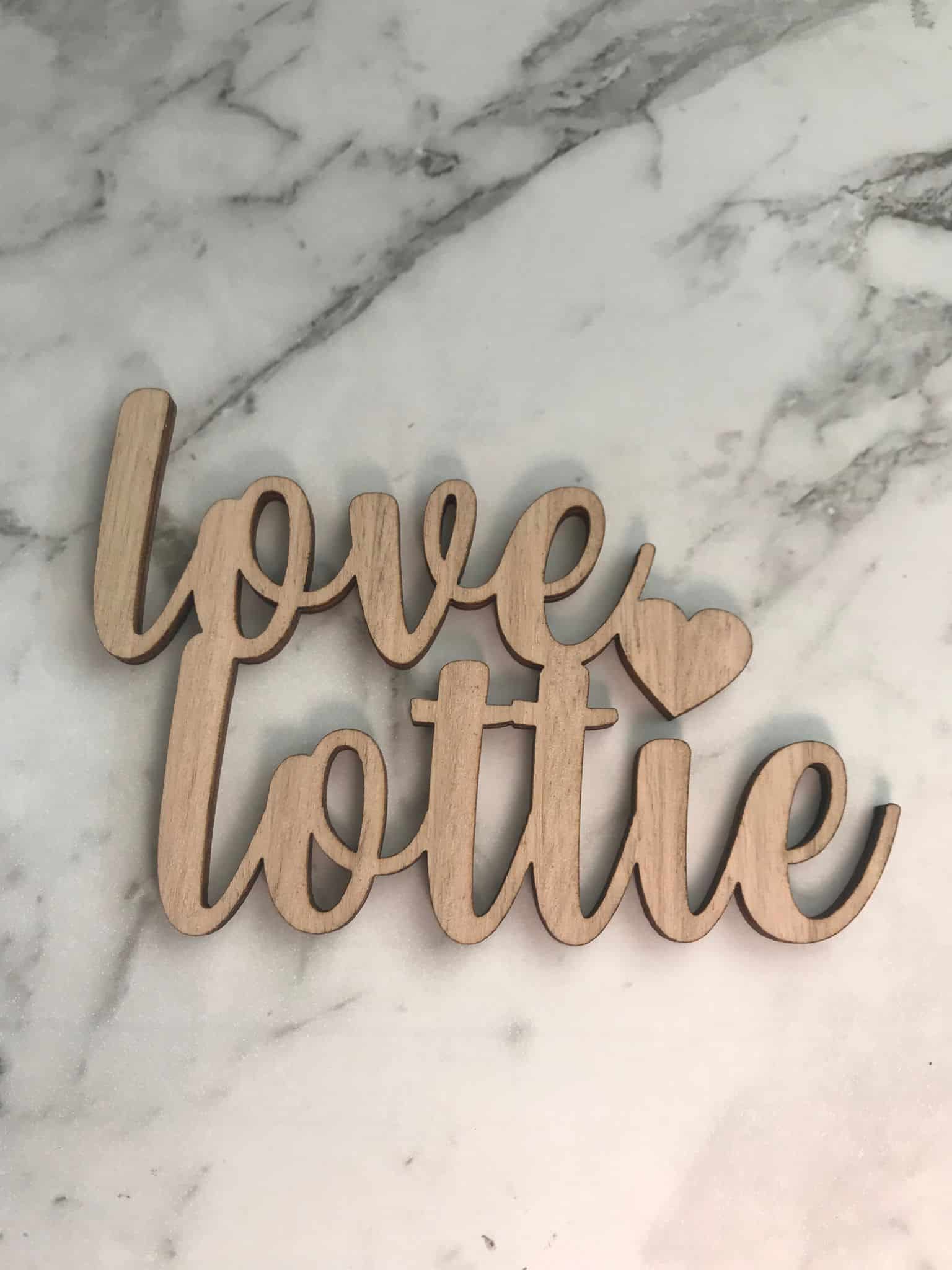 Custom Name Christening Cake Topper