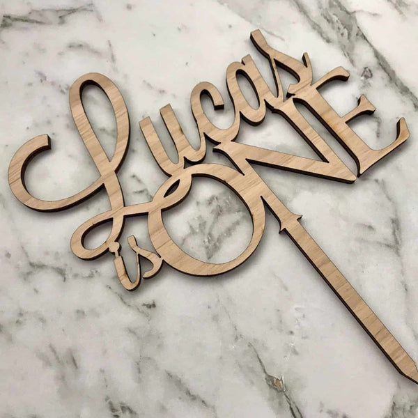 personalised cake topper