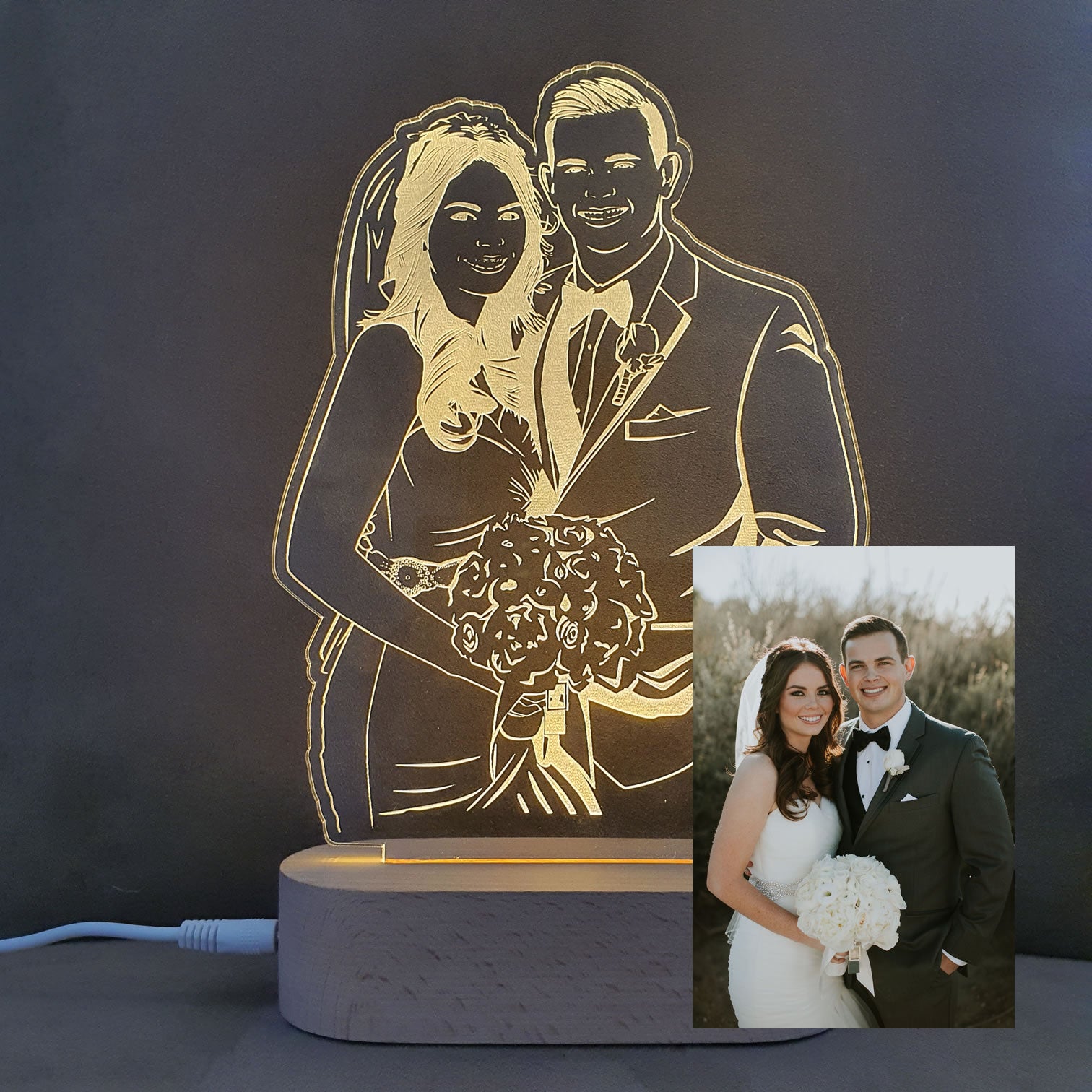 Photo Sketch Night Light