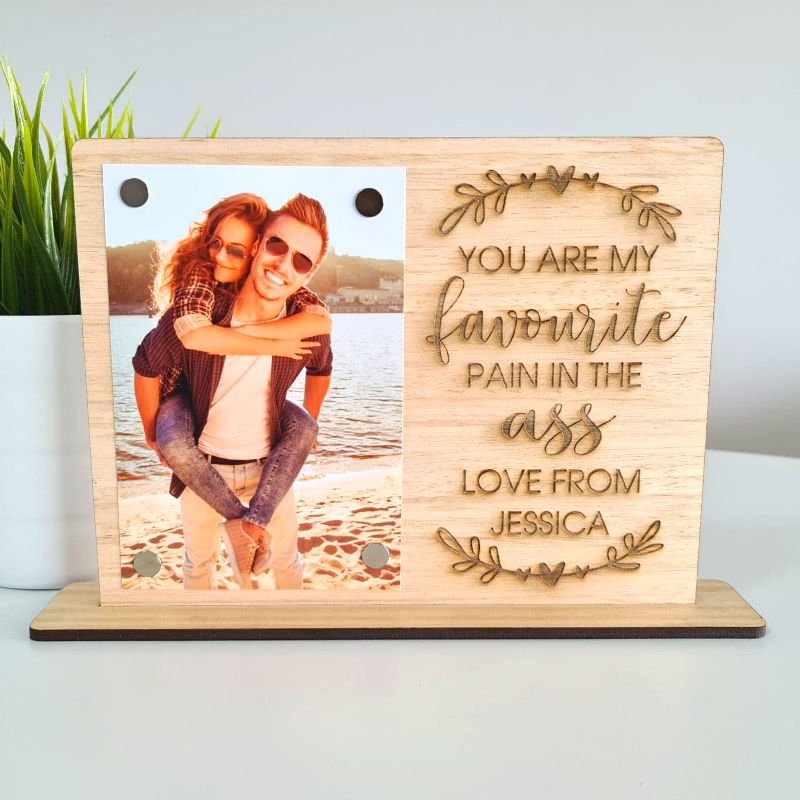 Personalised Valentines Day Gift Photo Frame - Favourite